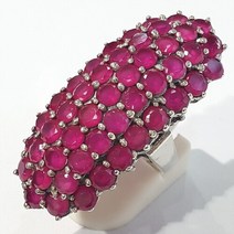 블루케이 [블루케이] 루비 합성석 반지 230105-10 7월탄생석