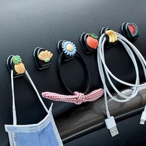 차량용 보조석 마스크 머리띠 걸이 홀더 행거, 4마스크걸이-후라이