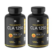 Sports Research 스포츠리서치 CLA 공액리놀렌산 1250mg 90소프트겔, 90정, 2개