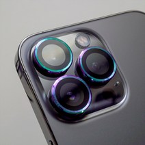[홀로그램렌즈케이스] 인커브 아이폰14프로 맥스 홀로그램 카메라 강화 유리 필름