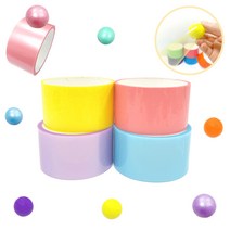로앤제이 테이프공 볼 만들기 끈적볼 찐득볼 공 만들기 4.8cm 6cm, 4종 세트(Mix)