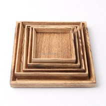 애쉬목 고급 백골 나무 정쟁반 5size, 4호