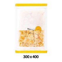 행복하세요(지퍼형) / 300*400 / 100매 / 쥐포 진미채 문어발 마른안주 애견간식 전통과자 건어물 건수산물 농산물 곡식 견과류 소분보관 캐릭터봉투, 100개