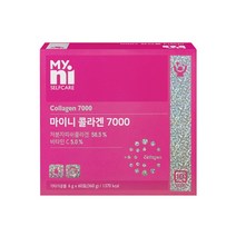 마이니 콜라겐 저분자 분말 먹는 히알루론산 500달톤 세븐베리맛 가수분해 이너뷰티 비타민C 블루베리농축액 아사이베리과즙 프락토올리고당 스테비아 맛있는콜라겐 스틱형 60포 일동제약, 5개