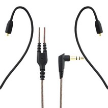 Shure SE215/ SE315 / SE425 SE535 UE900 이어폰용 MMCX 케이블 업그레이드 교체 3.5mm 유선 헤드폰 오디오