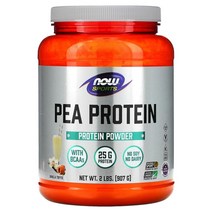 나우푸드 Sports 완두콩 단백질 바닐라 토피 907g(2lbs), 5병, 907g