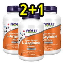 나우푸드 시트루 L 엘 아르기닌 아르지닌 1000mg 120정 3set, 3개