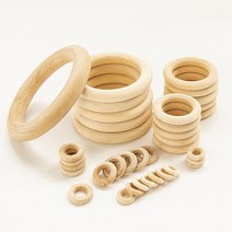 미완성 천연 단단한 나무 반지 공예 diy 웨딩 마크라메 액세서리 15 150mm 나무 후프 손으로 짠 태피스트리 보석, 없음