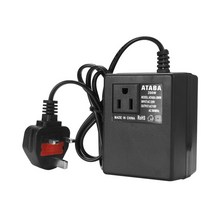 다운트랜스 지능형 전압 효율적인 200W AC 220V 110V 스텝 다운 변압기 변환기 여행용 전원 어댑터, [03] UK Plug, 03 UK Plug