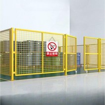 창고 펜스 안전망 작업장 철망 울타리 휀스 옥상 야외 테라스 전원주택 철제 공장 철조망 바리게이트, 높이1.5mx폭3.0m(단일미닫이문)