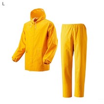 나nanr_TK-R4002-1 타포린단면우의 환경미화원용 양축업용 농용 작용 작용방수복 우비 오토바이용♥sksnfll, ♥sksnfll노락색, XL