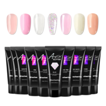 네일아트 POLY GEL 네일연장용 폴리젤 15ml (폴리팁을 이용한 네일연장 시 사용하는 폴리젤), 06 브라운