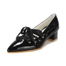고세 Gby 여성 펌프스 발레리아 G193078 블랙 라이트그레이 4cm