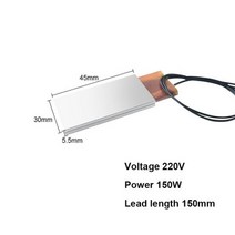 FanYing-소닉 발열체 PTC 히트 시트 히터 0-100 도 울트라 소닉 클리너 자동차 와셔 클리닝, 220V 150W 4pcs