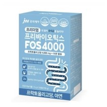JW중외제약 프리미엄 프리바이오틱스 FOS 4000 플러스 아연 프락토올리고당 유산균, 30포, 16박스