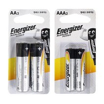 (씨에이지몰) 에너자이저 건전지 AA - AAA 2p 베터리*we47926ea