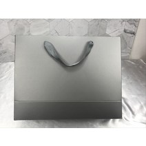도트 테일러드 복장가게 종이봉투 주문제작 프린트 LOGO 화장품 주머니였다 신발함 선물파우치 2122095786, 실버그레이 주머니 오버사이즈 42*3