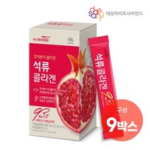 대상웰라이프 석류콜라겐 젤리스틱 20gx15포x9박스, 9개, 없음