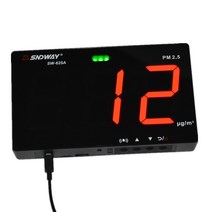 가스감지기 Sndway SW-625A 공기 모니터/미니 레이저 PM2.5 모니터 벽 장착/Inovafitness 감지기/가스 모니, 한개옵션0