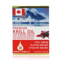FHC 프리미엄 크릴오일, 30정, 6개