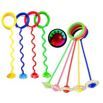 해피아이 발목줄넘기 LED S자꼬불이형 /일자형 다이어트 줄넘기 야광발목줄넘기, LED 일자형 빨강