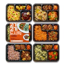 [혼밥데이] 고기고기 도시락 5종세트 양많은 한끼든든 직장인 점심 단백질 식단, 2세트