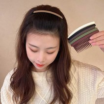 빗핀 일자 앞 머리 헤어 올림 빗삔 빗살 여성