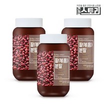 건강스토리 국산 팥(볶음) 분말 300g X 3통, 단품, 단품