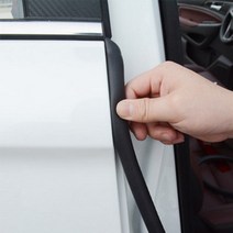 자동차풍절음 소음방지 바람소리 차단 스텐내장 무변형 도어 웨더스트립 도어 몰딩 4개1세트 순정일체화, 4개