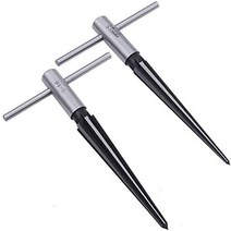 tzong t 핸들 테이퍼 리머 세트 3-13mm(183939-123939) amp 5-16mm(½34-5834) 브리지 핀 구멍 휴대용 테이퍼 리머 6 플루트 모따기 리밍, 3-13mm(18-12) 및 5-16mm(½-58