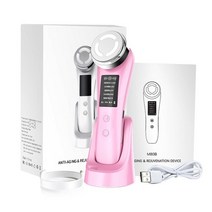 가정용 고주파 피부 마사지 얼굴리프팅 기계 소닉 진동 스킨 라이트 테라피, 사진 m80b 핑크