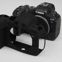 캐논 풀프레임 마이크로 카메라 EOS R5 카메라 케이스 커버 r6 실리콘 커버 r6 소프트 케이스 적용, R6 블랙