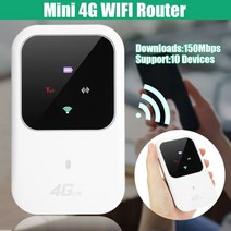 와이파이 공유기 와이파이 증폭기 와이파이 에그 포켓와이파이 휴대용 4g lte wifi 라우터 150mbps 잠금 해제 모바일 모뎀 자동차 홈 모바일 여행 캠핑 b1 38, 하얀색