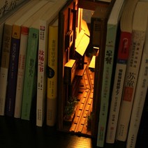 북앤드 디오라마 골목 책꽂이 골목 끝 대각선 골목 책꽂이 장식 손수 만든 diy 모델 비 일본 monde 뒷골목 책장, 다이애건 앨리 책꽂이