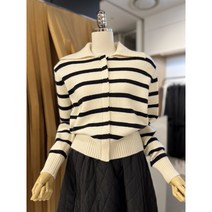 ab.fz 스트라이프 카라 집업 가디건 ABXX1QY31A US