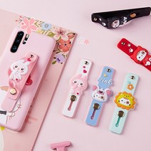 슬림형 핸드폰그립톡 슬림 핑거스트랩 핸드폰거치대 스마트링, 1개, D03-웃음도라에몽