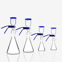 깔대기 깔때기 과학실험 냉각수 250ml 진공 필터 용매 여과 장치 실험실 유리 깔때기, 한개옵션0