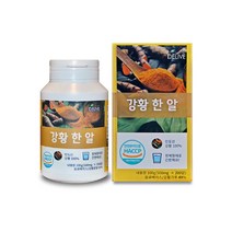 인도 강황 가루 커큐민 강황효능 강황가루먹는법 바질씨앗 타메론 아줄렌 시네올 칼륨 강황맛 강황가루의효능 HACCP, 500mg x 200알