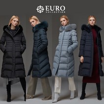 유로컬렉션 트리플 풀스킨 구스다운 롱코트