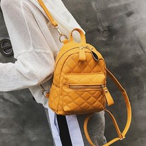 퀄팅 여성용 미니 캐주얼 백팩 직장인 대학생 가방