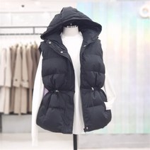 ab.f.z sh06 루즈핏 셔링 패딩 베스트 DDIX1HU31A