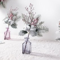 스노우 목화픽32cm 트리 크리스마스 장식 소품 TROMCG, 스노우 목화픽
