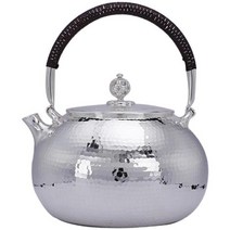 은주전자 스털링 실버 해머 패턴 베이킹 주전자 순수한 수제 Zuyin 999 가정용 쿵후, 02 About 520G_01 800ML