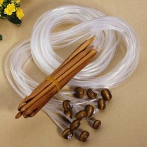 코바늘세트 임산부 취미 뜨개질 diy 12pcs 12 크기 120cm 아프간 튀니지 탄화 대나무 바늘 크로 셰 후크 전문 직조 바늘 니트, 없음