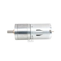 트렉전기자전거키트 전동 하이브리드 Chihai 25GA370 dc 기어 모터 6V 12V 24V 지능형 추적 모델 자동차, 12 24v 12.5rpm, 03 Motor and Flange