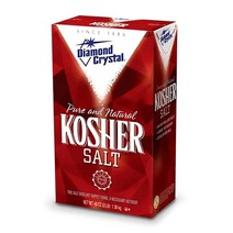 Diamond Crystal 다이아몬드 크리스탈 코셔 솔트 무첨가 저염 소금 1.36kg 1개