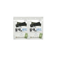 풀무원 블랙김샌드 멸치 (20g)x2 어르신 아이 간식 온가족 간식 2개, 3세트