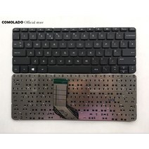숫자왼쪽키보드 왼손잡이 마우스 키보드 숫자패드 HP ENVY X2 11G 11G000 11G100 용 영국 노트북 키보드 프레임없는 영국 레이아웃, [1] Black