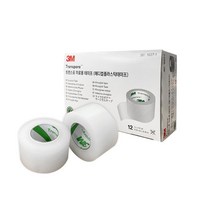3M 트랜스포 의료용테이프 12개입 1527-1 (2.54cmX9.14m) 투명 필름 반창고