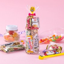 스마일 볼펜+과자 포장 과자 선물 개별 답례품 어린이집 유치원 학생 학교 단체, 1ZD_스마일 볼펜 간식 꾸러미